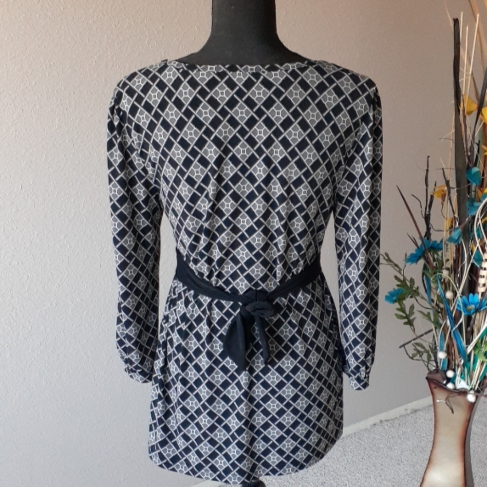 Apt 9 Stretch Square Collar Tunic Top Size Medium - image 3